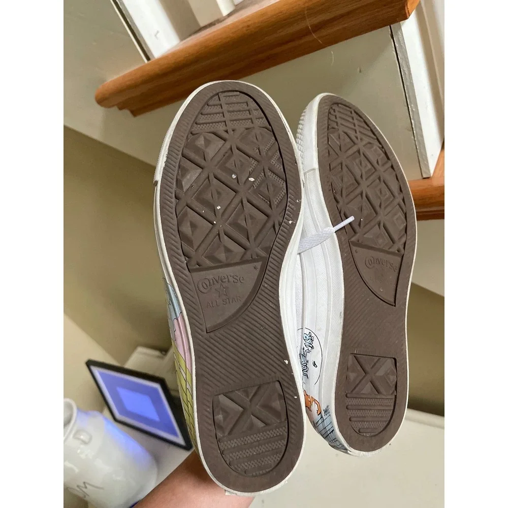 Converse Chuck Taylor All Star High Top Doodle Graphic Shoes  Womans 9 Men's 7